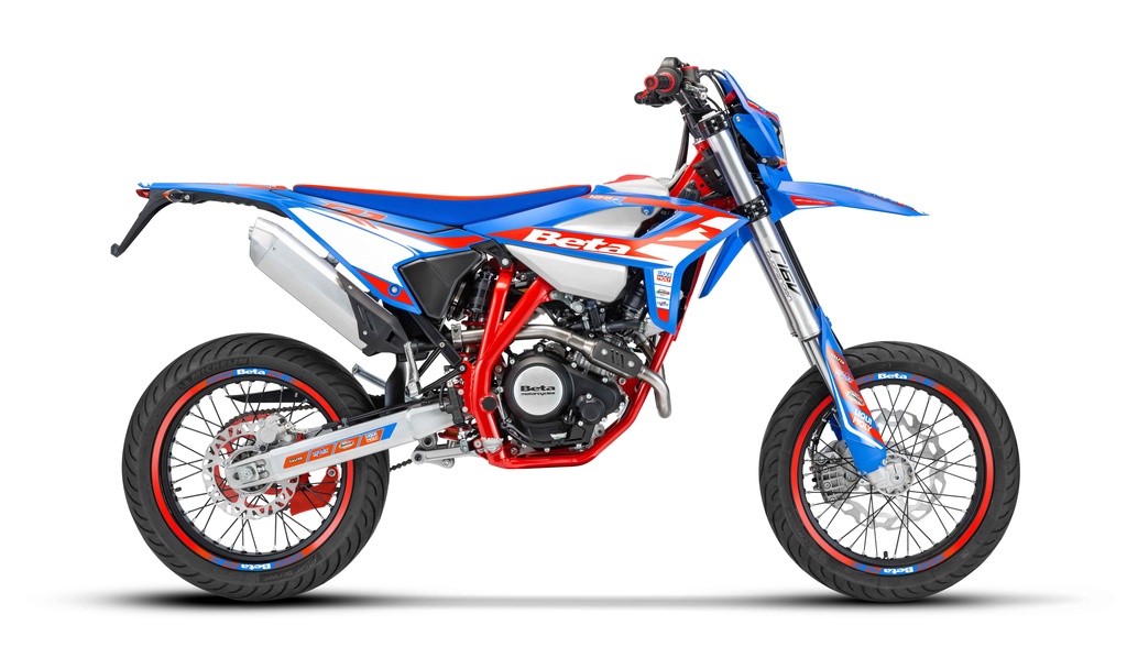 Motocykl BETA Motard RR 4T 125 R Blue/Red E5+